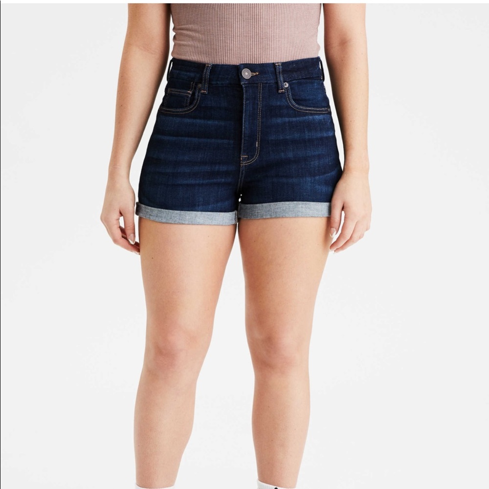 American eagle curvy hi-rise shorts